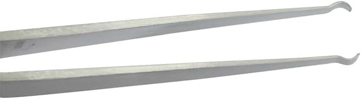 JUNLIXN Lock Pin Tumbler Tweezers for Locksmith Pinning & Rekeying Kit Stainless Steel Straight Round Open Slot Tweezers Metal Wire Holding Tweezers Locksmith Tools - Image 3